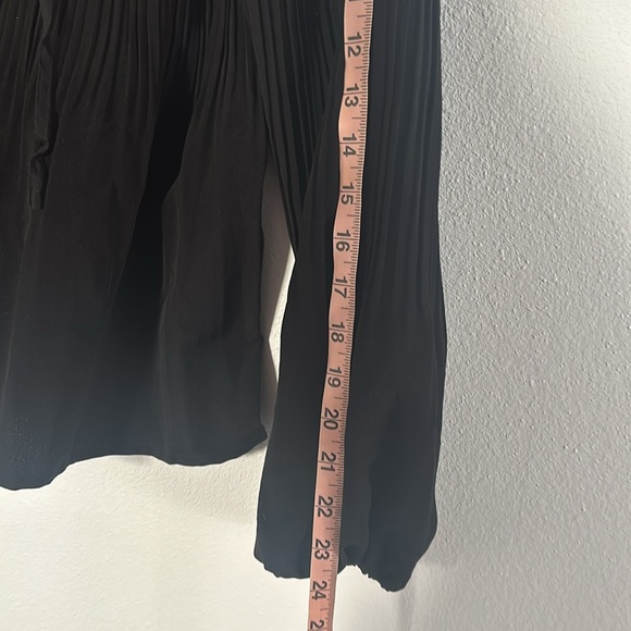 Maje Rockette Black Lace embroidered Peasant Shirt- EU size 1 1(US- S) - Picture 12 of 14